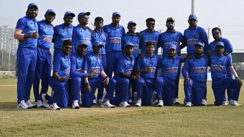 who won blind cricket world cup 2022